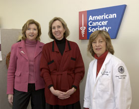 Mary Ann Vanderjagt, Dr. Carolyn D. Runowicz, and Phyllis Taralio.