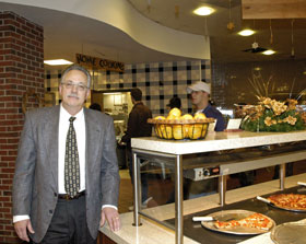 Gerry Weller, director of Dining Services