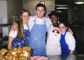 Jennifer Forthofer, Robert Lynch, Breyonne Golding, and Cindy D'Amore