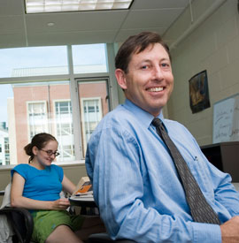 Thomas Deans, associate professor of English, is the new director of the Writing Center.