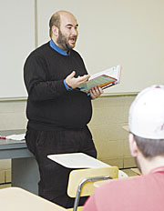 Fulvio Orsitto, a teaching assistant in modern and classical languages, earned an award from the Institute for Teaching and Learning.