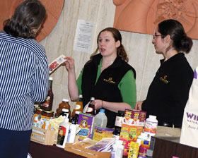 The Health Center sponsored a health fair last month on complementary and alternative medicine.