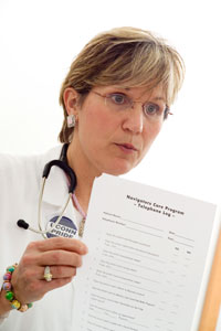 Nurse practitioner Nancy Baccaro.