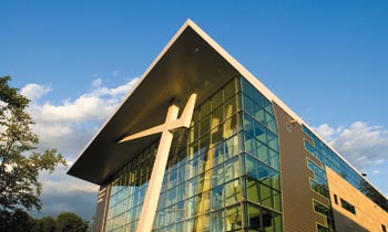 A view of the Medical Arts Research Building, or MARB, at the Health Center.