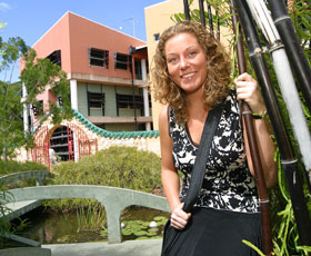 Laura Burmeister, a Ph.D. student in anthropology, won a Fulbright award to study in Australia.