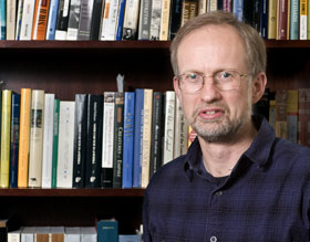 Christopher Clark, professor of history, at his office in Wood Hall.