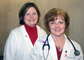 Marybeth Barry, left, and Laura Kearney are part of the Health Center’s Heart Failure team.