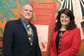 Jeffrey Fisher, professor of psychology and director of CHIP, and Deborah Cornman, associate director