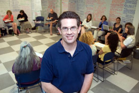 Jason Courtmanche is the new director of the Connecticut Writing Project, a program that guides teachers in the theory and practice of teaching writing.