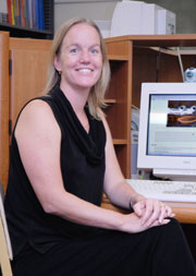 Kristine Nowak, assistant professor of communication sciences. 