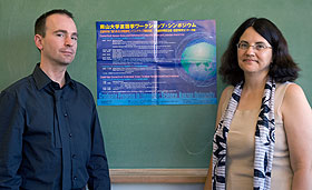 William Snyder, head of the linguistics department, and Diane Lillo-Martin, professor of linguistics