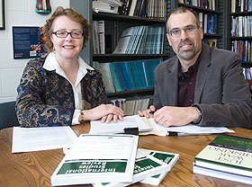 Jennifer Sterling-Folker and Mark Boyer, faculty members in political science, are the new editors of the International Studies Review.