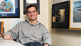 Ph.D. candidate Anthony Artino, an aerospace physiologist with the U.S. Navy, will graduate this month from the educational psychology program.