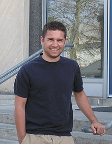 Kyle Bellemare, CLAS ’08, chair of the senior class gift committee. 