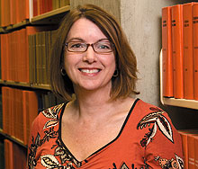 Ph.D. student Catherine Thompson is a graduate fellow this year at the Humanities Institute.
