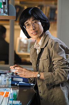 Akiko Nishiyama, associate professor of physiology and neurobiology. 