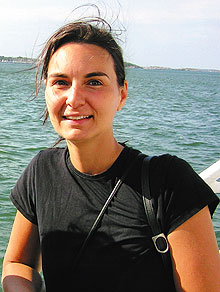 Penny Vlahos, assistant professor of marine sciences and chemistry.