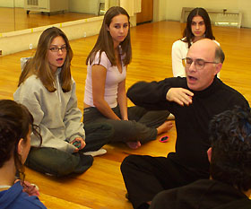 Image: David Stern and students.