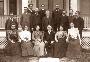 Faculty in 1898