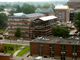 Construction projects include renovations to the Gentry Building.