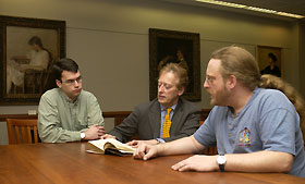 Image: Robert Gross with graduate students.