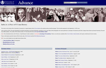 Image of History index page.