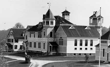 Gold Hall and Old Main - 1899