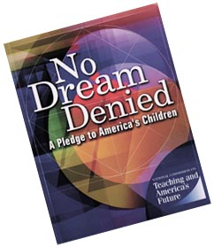 Image: No Dream Denied - Report Cover