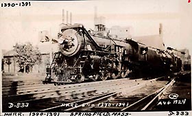 Steam locomotive in 1924