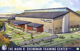 Rendering of the Mark R. Shenkman Training Center