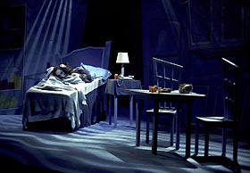 A scene from <i>Facets</i>, with lighting designed by Michael Spitzer.