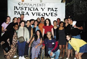 Image: Students and faculty in Vieques.